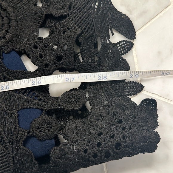 Sam Edelman Guipure Lace Strapless Dress with Built-in Bra - Picture 5 of 6